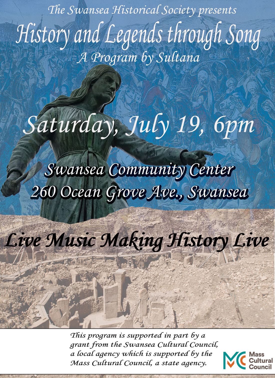 History Through Music Flier