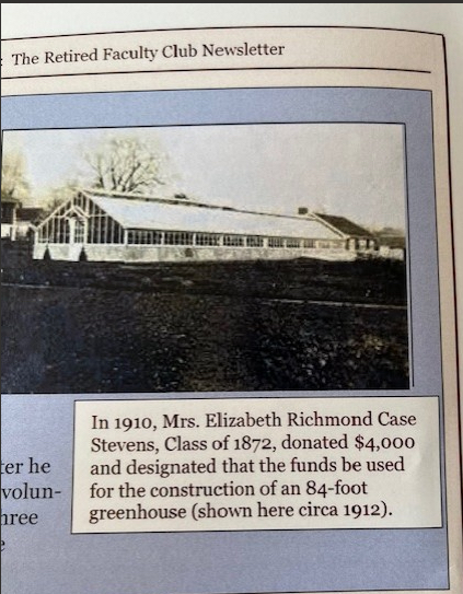 Bridgewater Normal School Greenhouse