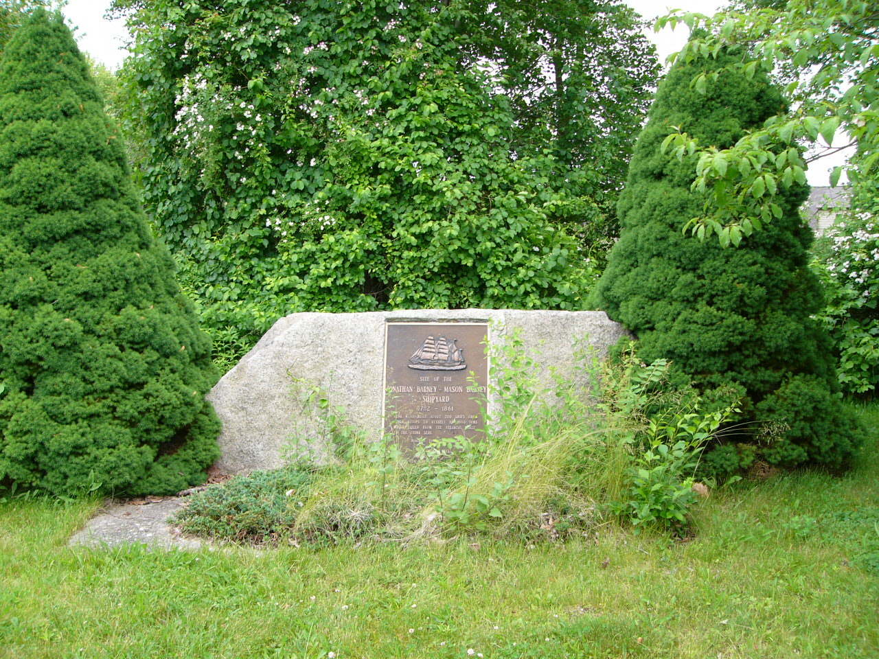 The Barney Shipyard Marker