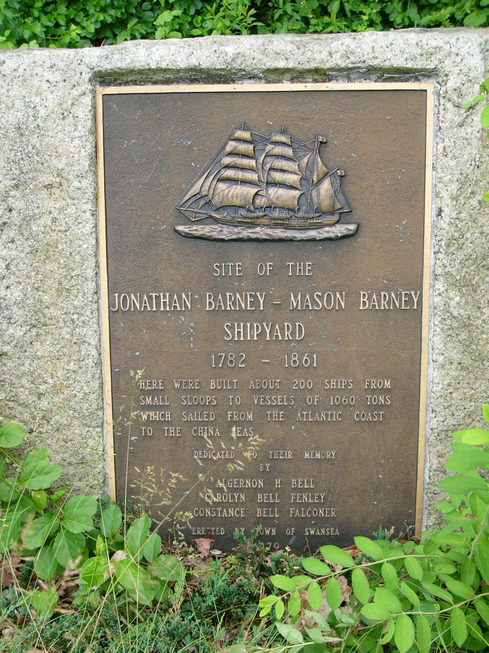 The Barney Shipyard Marker