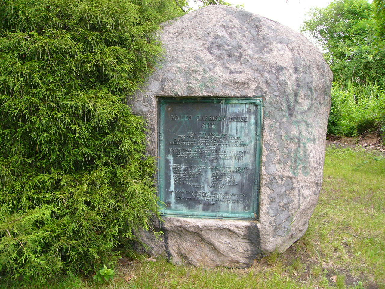 The Myles Garrison Marker