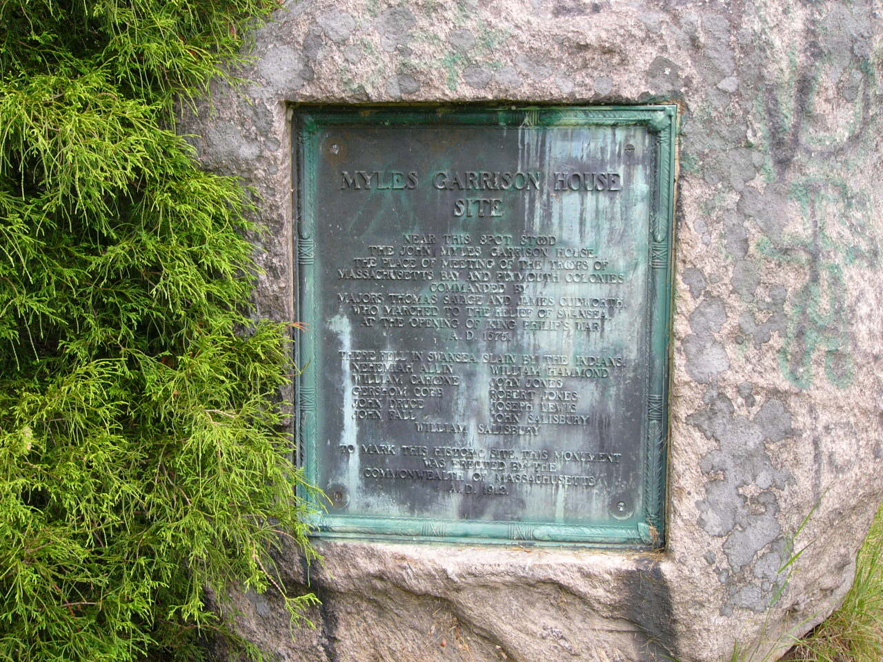 The Myles Garrison Marker