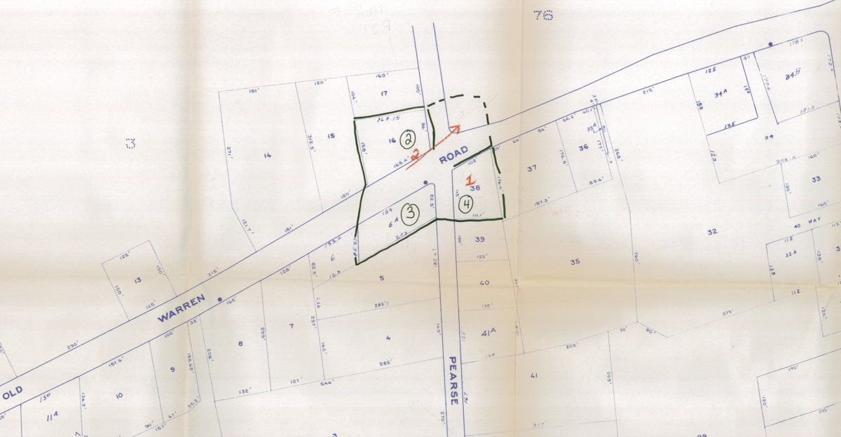 The Barneyville Historic District Map