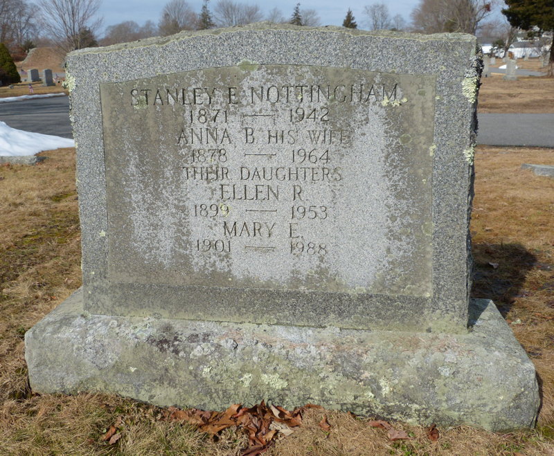 Mary Elizabeth Nottingham monument