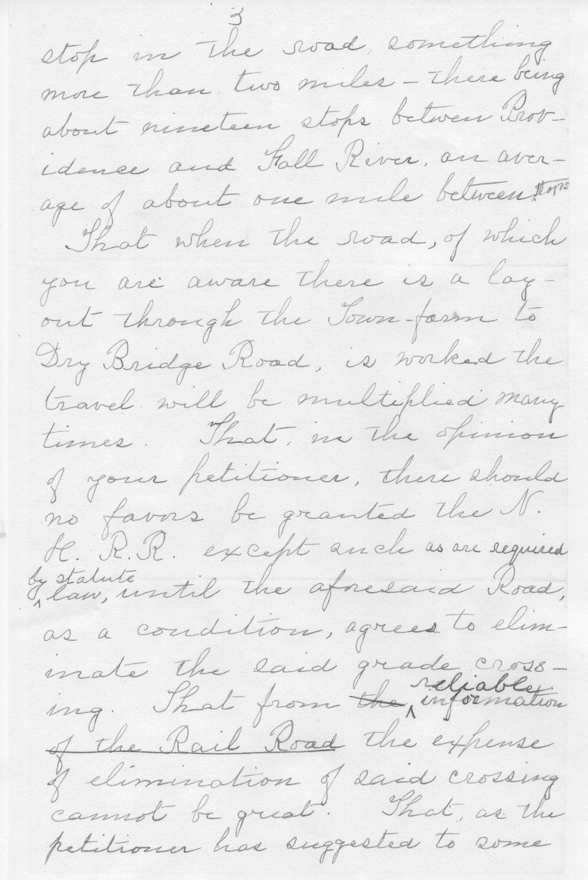 1910 Bowen Letter to Town of Warren